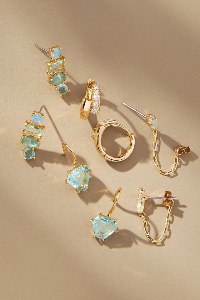 Anthropologie birthstone earrings discount