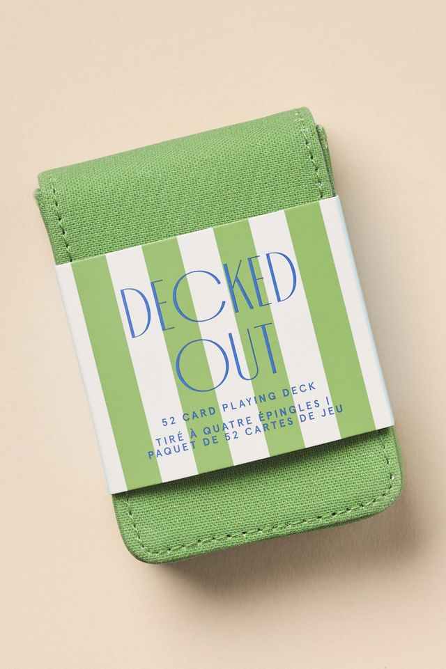 Anthropologie Linen Playing Card Set #1