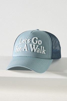 Worn/west Let's Go For A Walk Trucker Hat