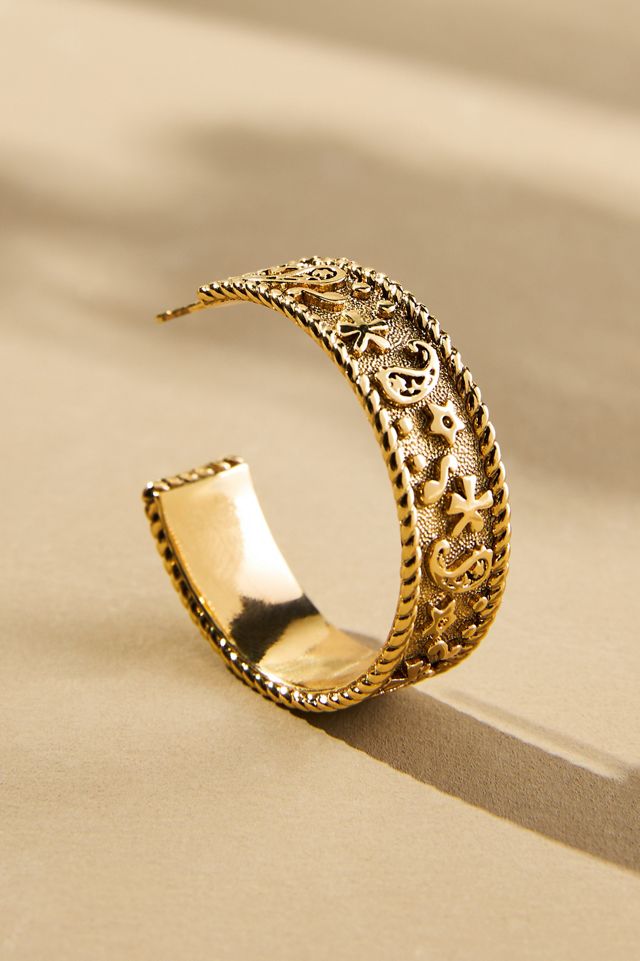 Western Filigree Hoop Earrings | Anthropologie UK