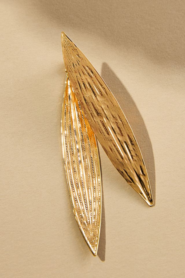 Leaf Drop Earrings #1