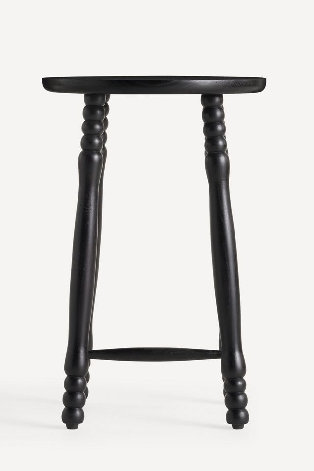 Pierre Turned Wood Counter Stool #2