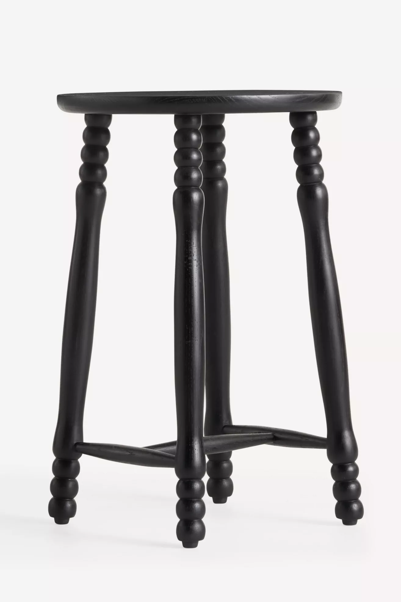 Pierre Turned Wood Counter Stool - thumbnail 8