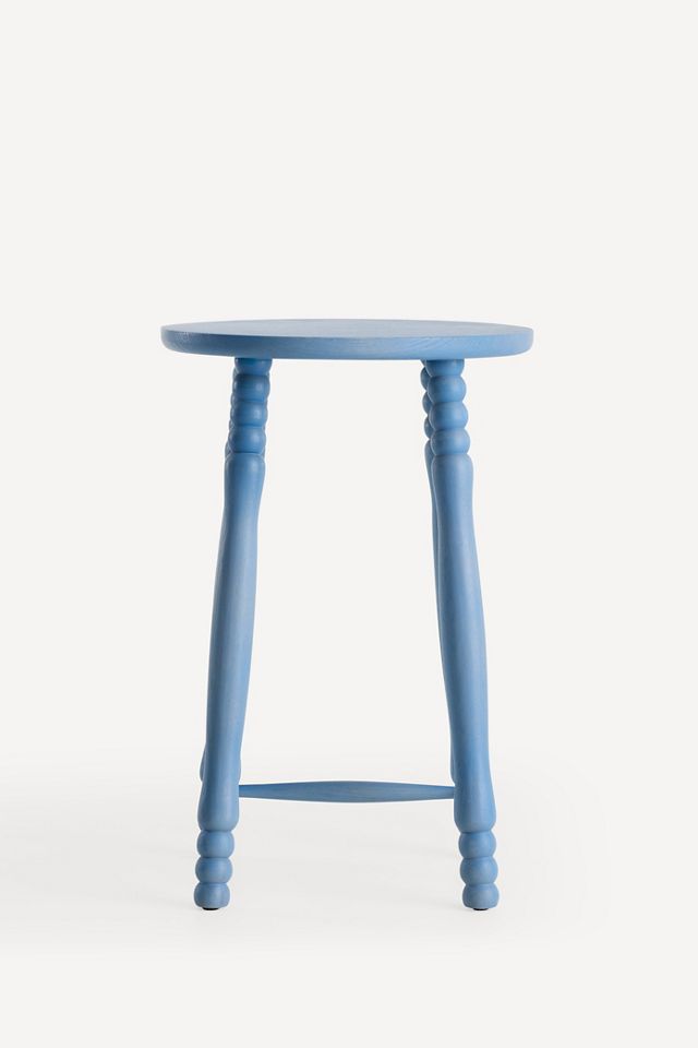 Pierre Turned Wood Counter Stool #2
