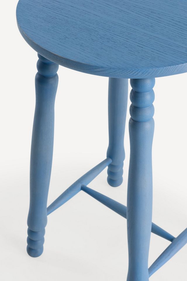 Pierre Turned Wood Counter Stool #3