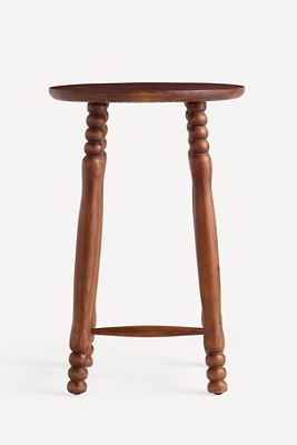 Pierre Turned Wood Counter Stool