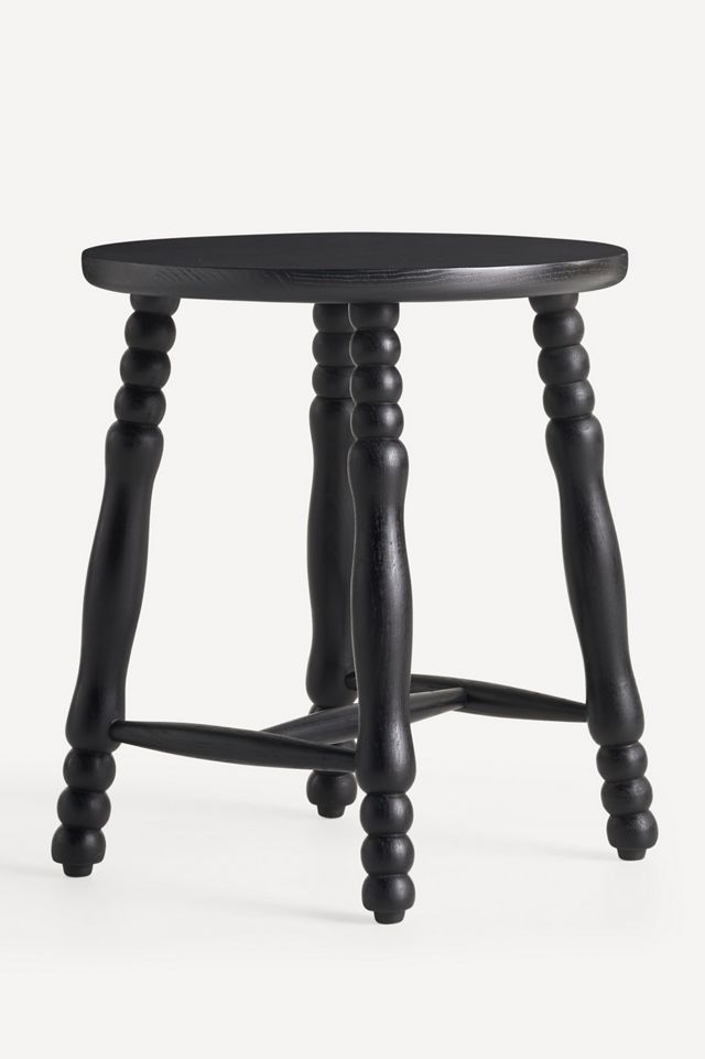 Pierre Turned Wood Stool #3