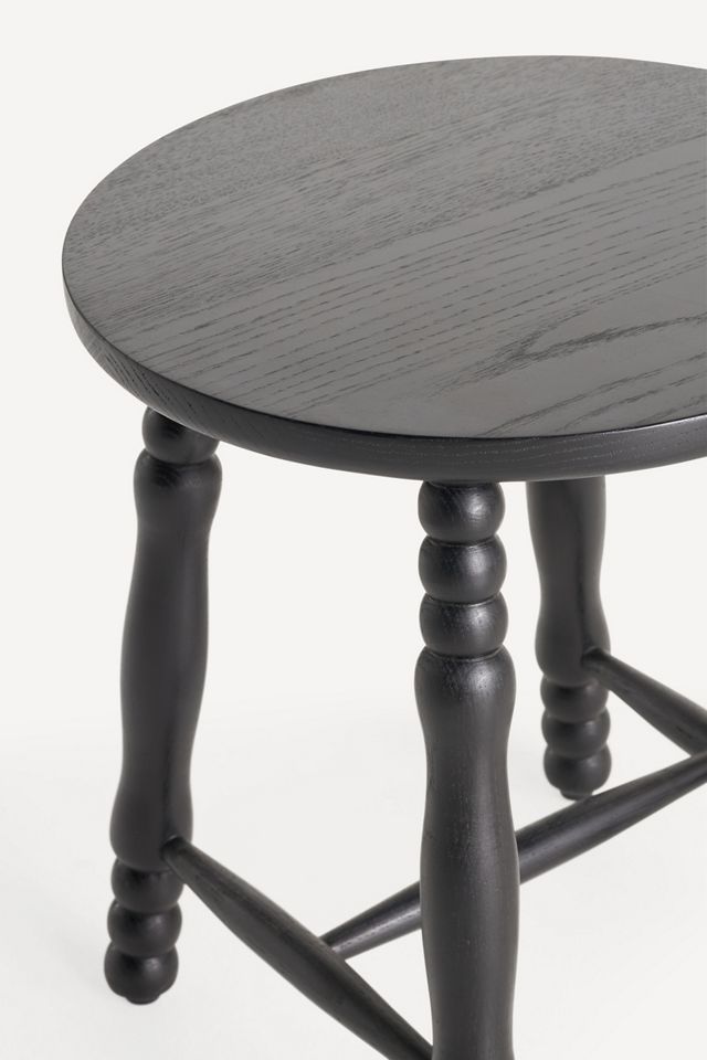 Pierre Turned Wood Stool #4