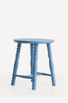 Roma Turned Wood Stool