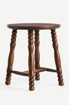 Pierre Turned Wood Stool