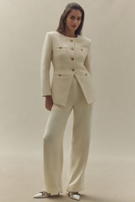 The Muse Basque-Waist Midi Dress