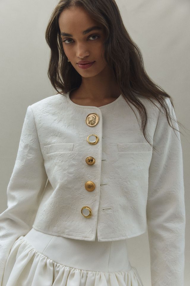 Derek Lam 10 Crosby Juliette Cropped Jacket | Anthropologie