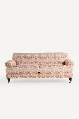 Anthropologie Willoughby 79" Cordelia Jacquard Sofa In Neutral