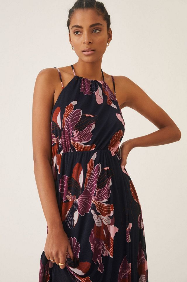 Tiered Halter Maxi Dress #2