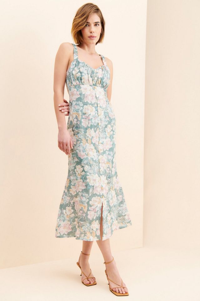 We Are Kindred Isobel Linen Midi Dress #3