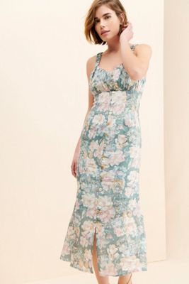 We Are Kindred Isobel Linen Midi Dress