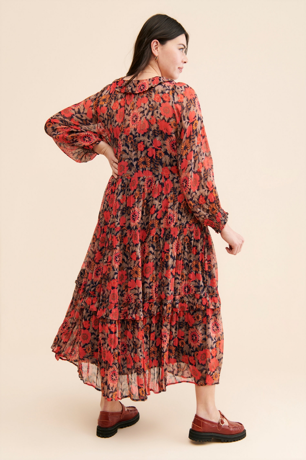 Marais Chiffon Maxi Dress