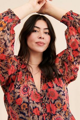 The Marais Chiffon Maxi Dress: Shine Edition | Anthropologie