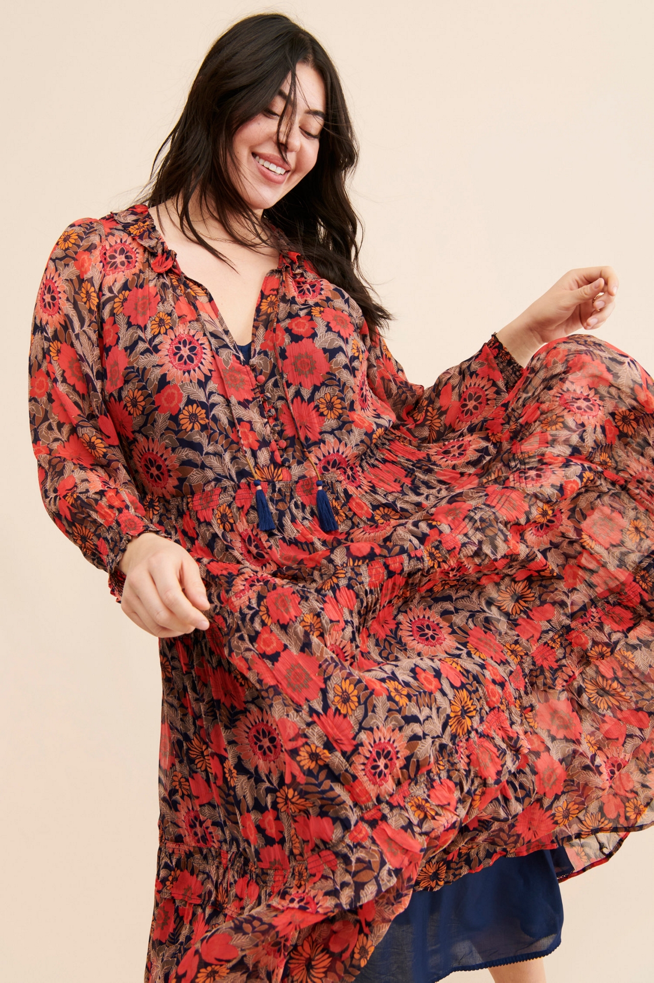 Marais Chiffon Maxi Dress