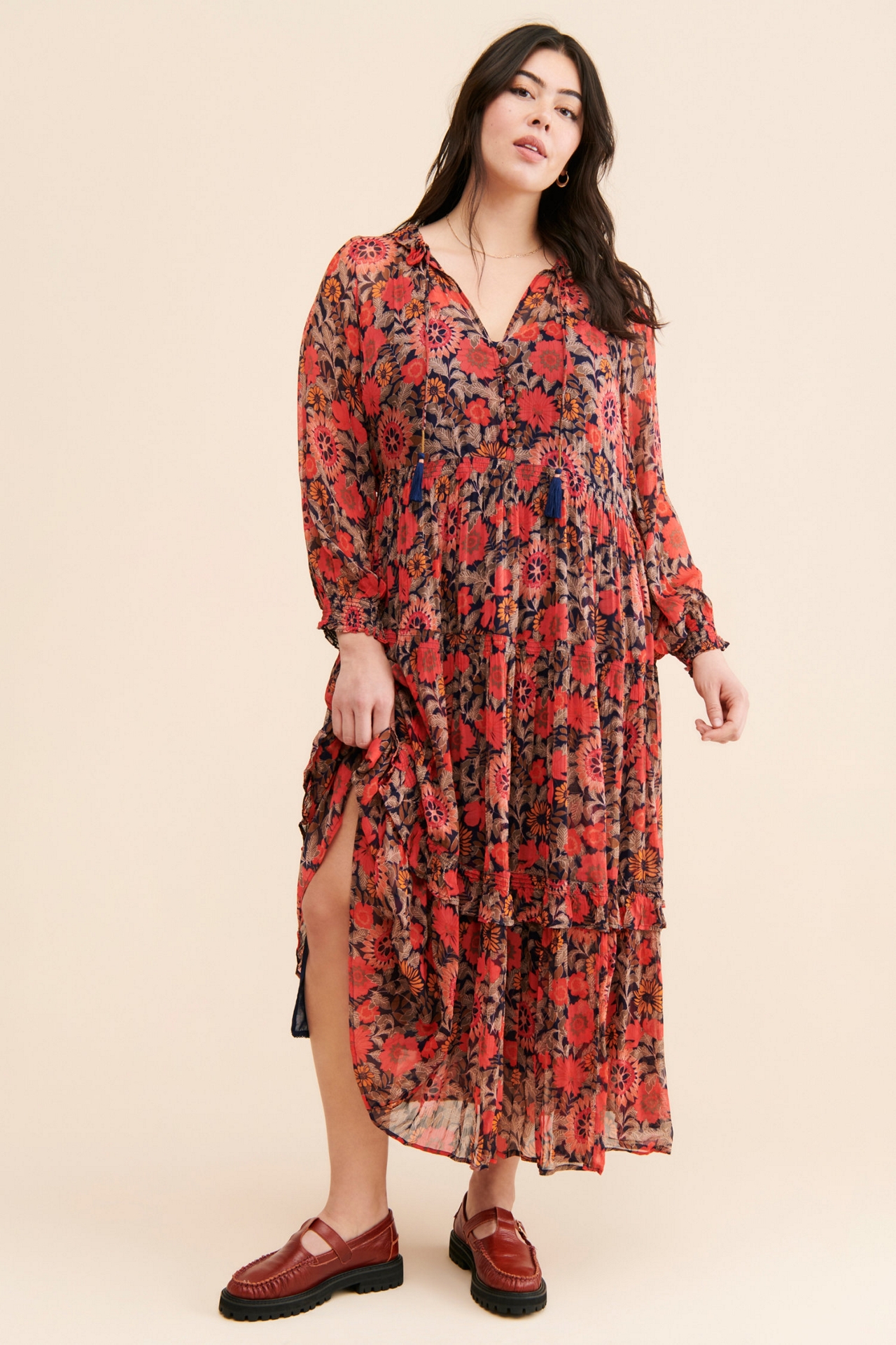 Marais Chiffon Maxi Dress