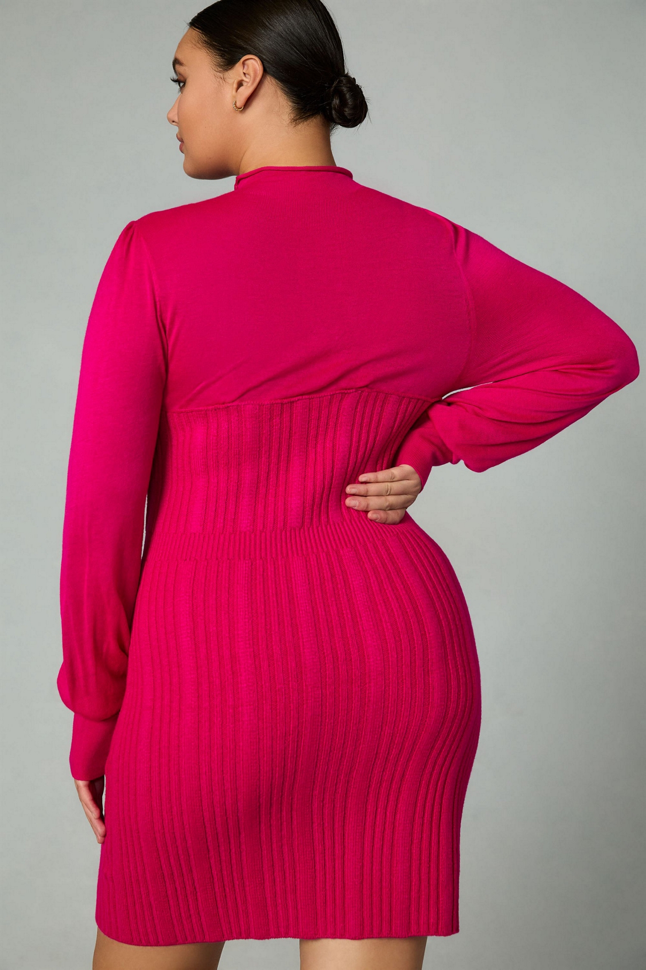 Turtleneck Sweater Dress