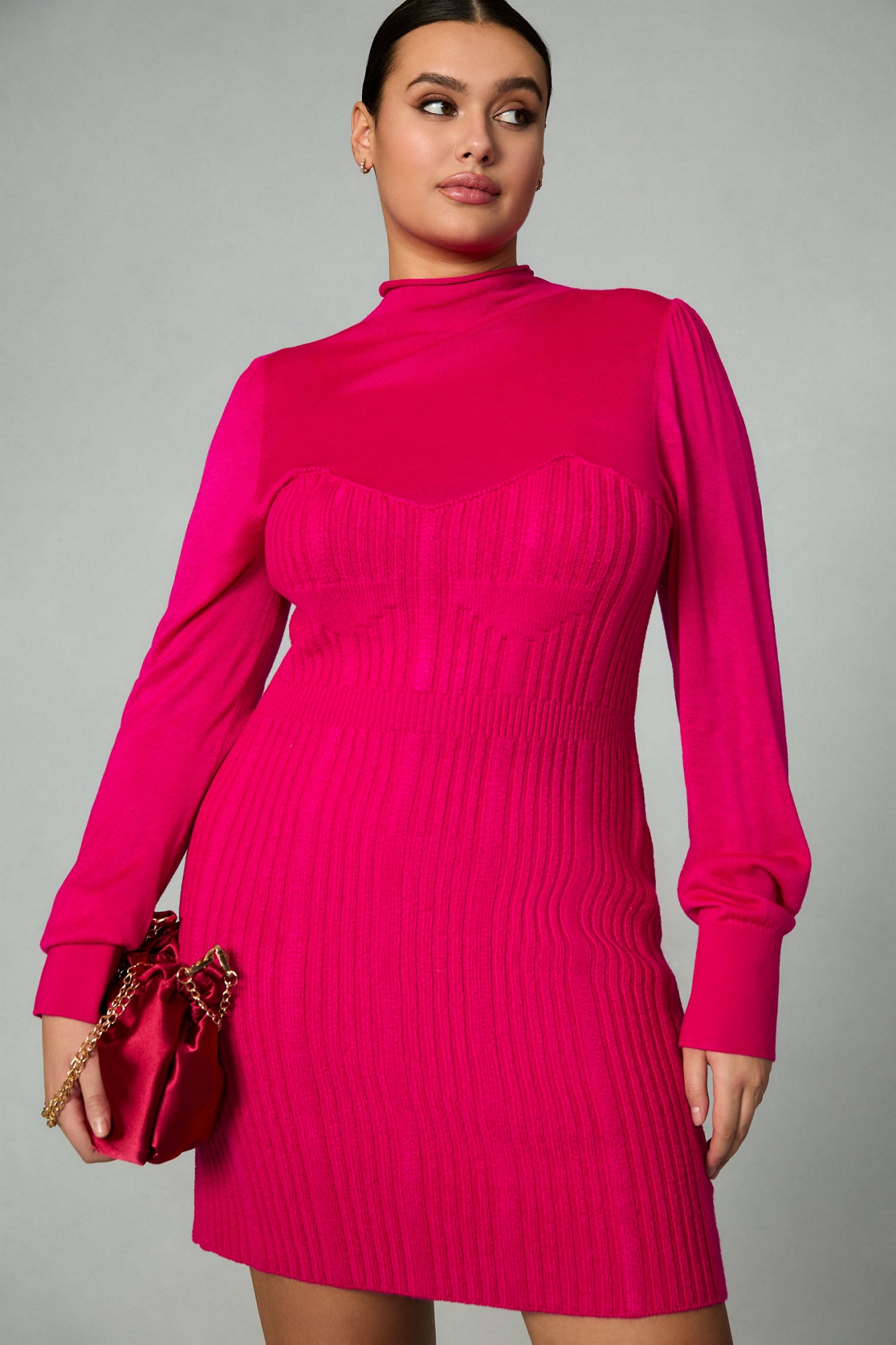 Turtleneck Sweater Dress