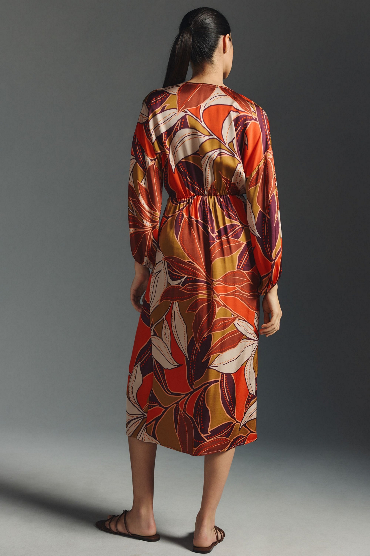Floral Printed Midi Dress
