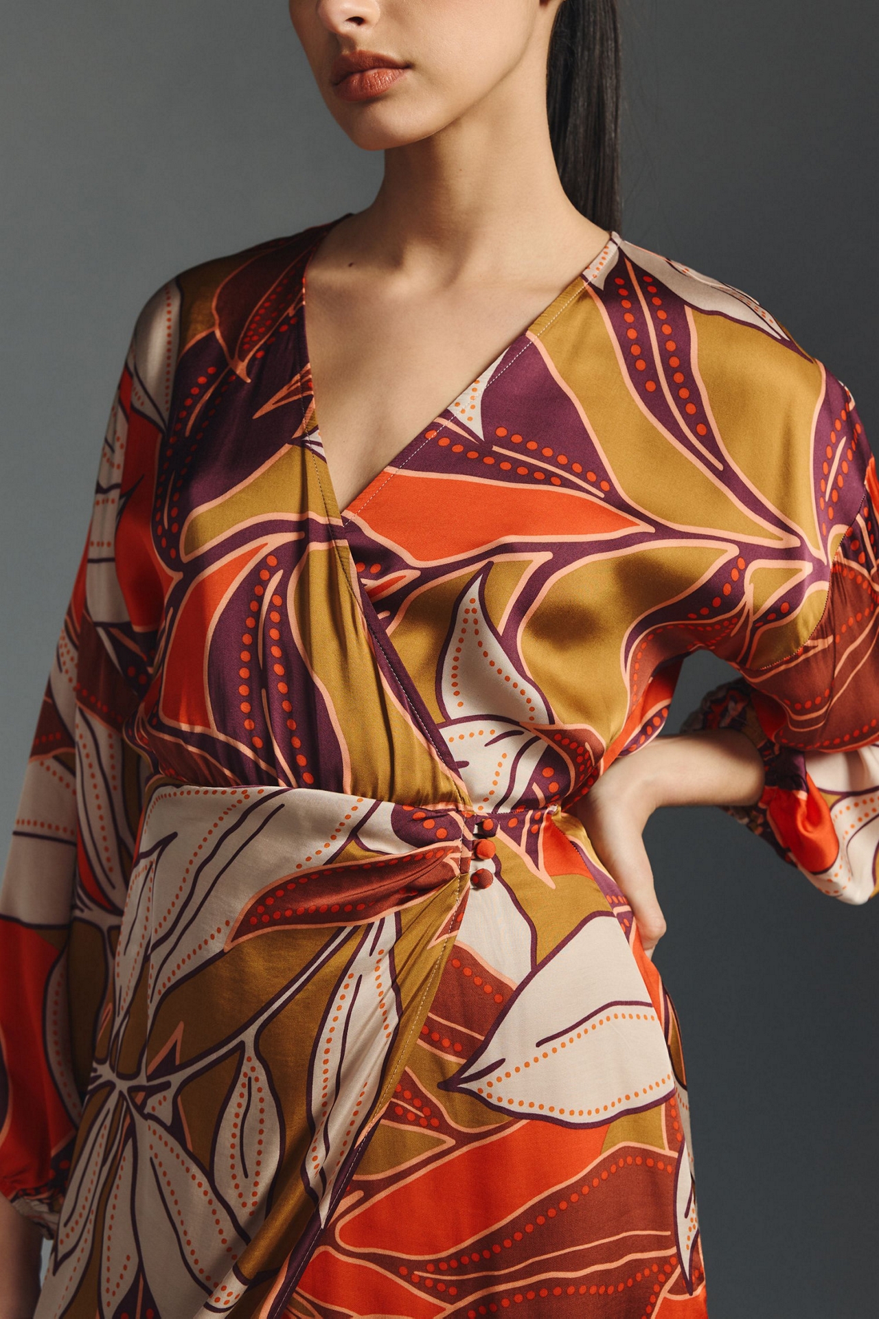 Floral Printed Midi Dress