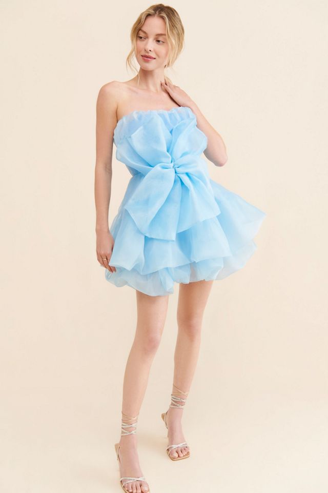 Let Me Be Ruffle Tiered Strapless Dress #3