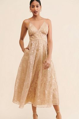 Let Me Be A-Line Pleated Dress
