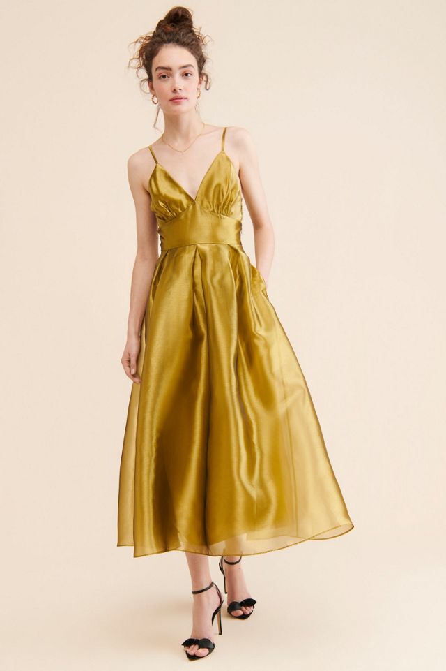 Let Me Be A-Line Pleated Dress | Anthropologie
