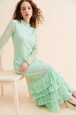 即発! サイズ4 Anthropologie Salty Seas Dress 164. Rare Edme & Esyllte Anthropologie Salty Seas Lobster