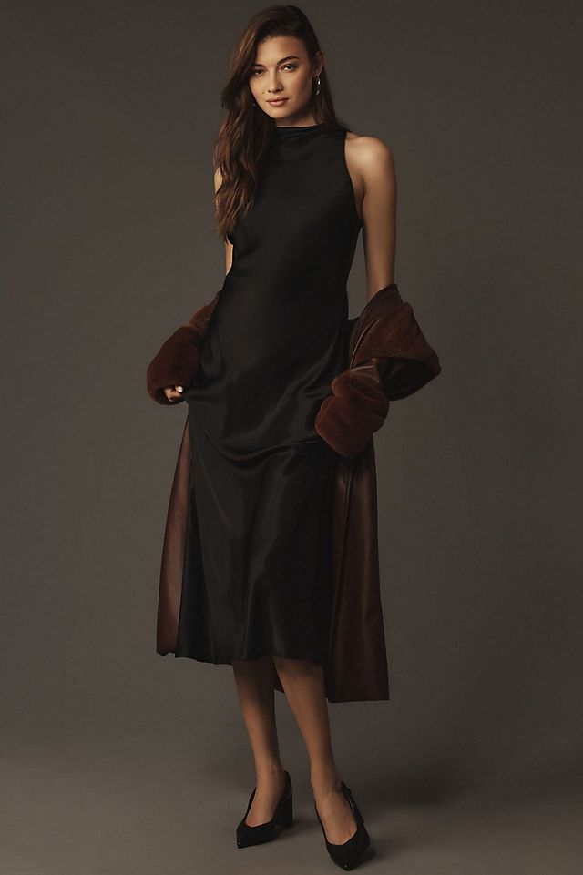 anthropology black dress Anthropologie Ruffle-Sleeve Open-Back Mini Size XL 100% Cotton NwT The dress that launched a thousand glowing reviews Buy Anthropologie Black Scallop Embroidered