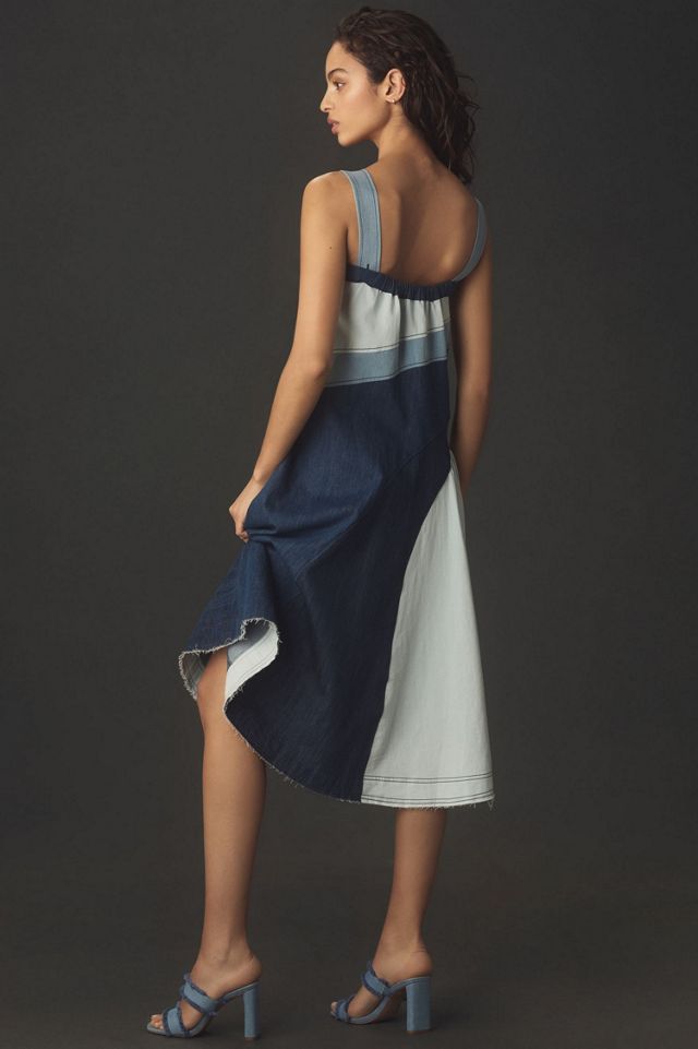 Pilcro Seamed Smocked Midi Dress #1
