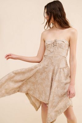 Corset Seamed Mini Dress