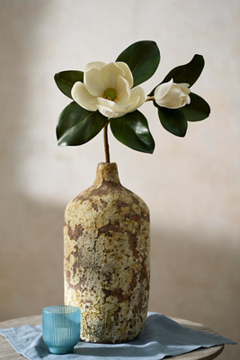 Terrain Faux Leafy Magnolia Spray In Green