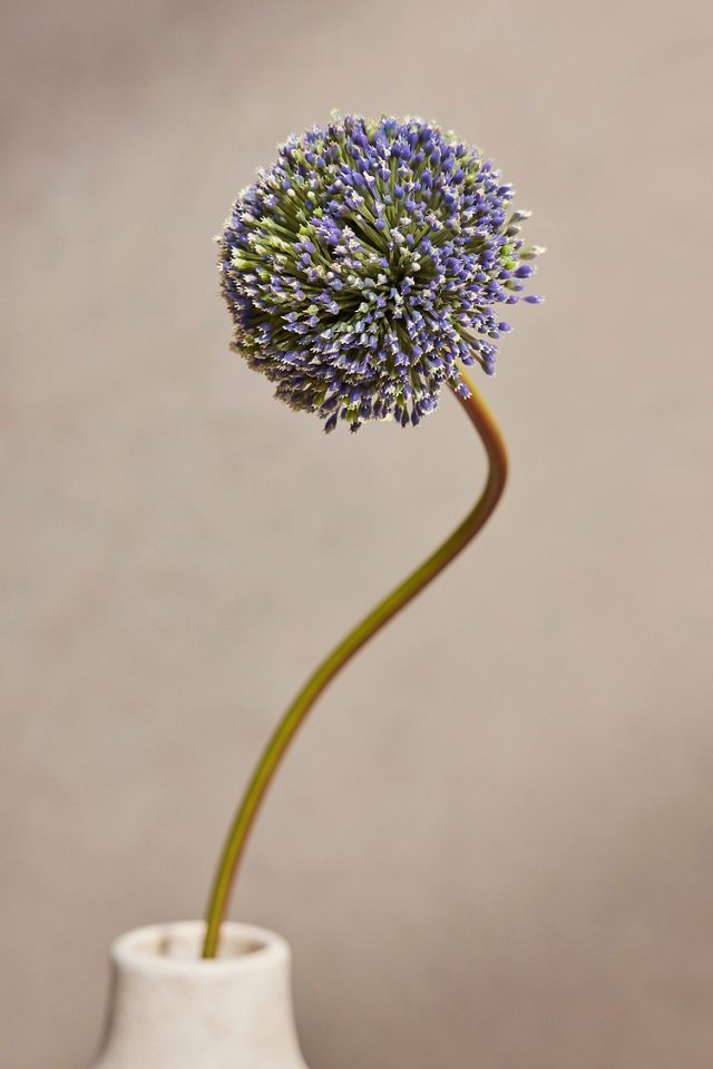 Faux Purple Allium Stem #2