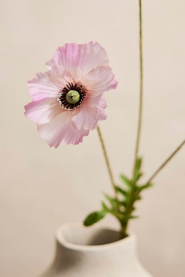 Faux Poppy Bloom Spray #1