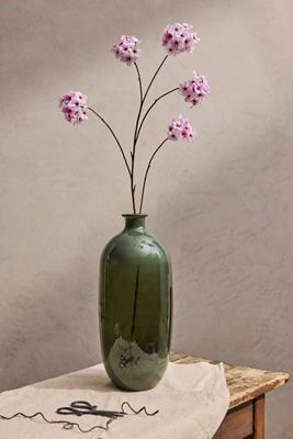 Faux Pink Blossom Spray