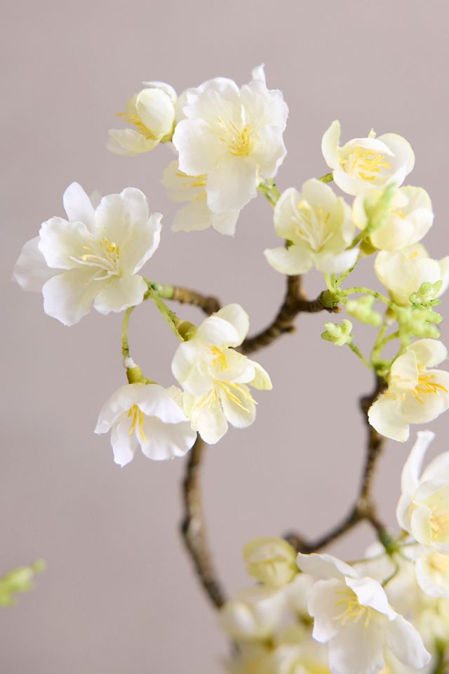 Faux Cream Blossom Spray #2
