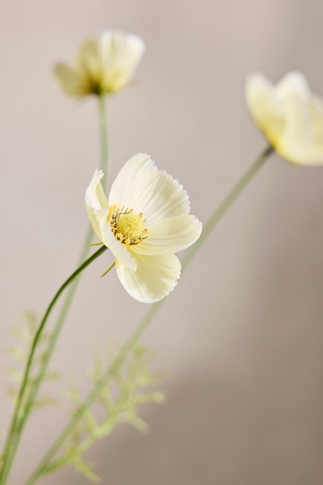 Faux Cosmos Flower Spray #1