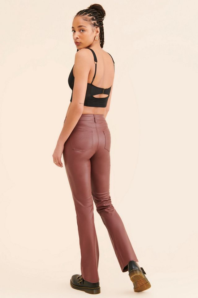 Pilcro The Yaya Mid-Rise Vegan Leather Pants #1