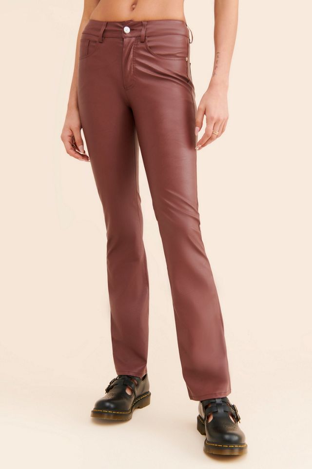 Pilcro The Yaya Mid-Rise Vegan Leather Pants #2