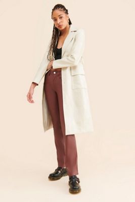 Pilcro The Yaya Mid-Rise Vegan Leather Pants
