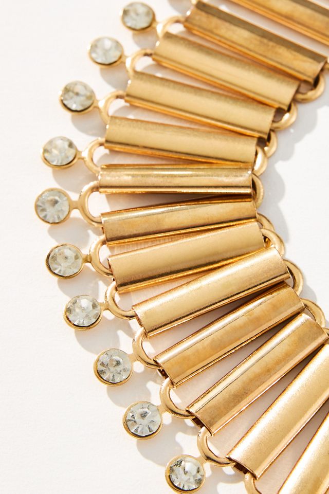 Crystal Fluted Collar Necklace #3