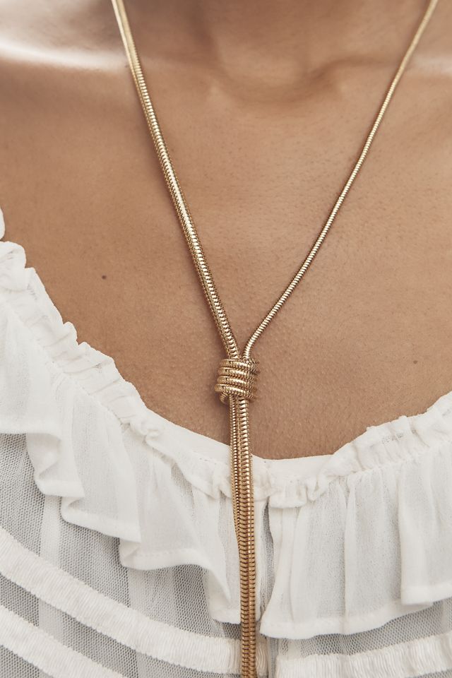 Knot Bolo Necklace #1