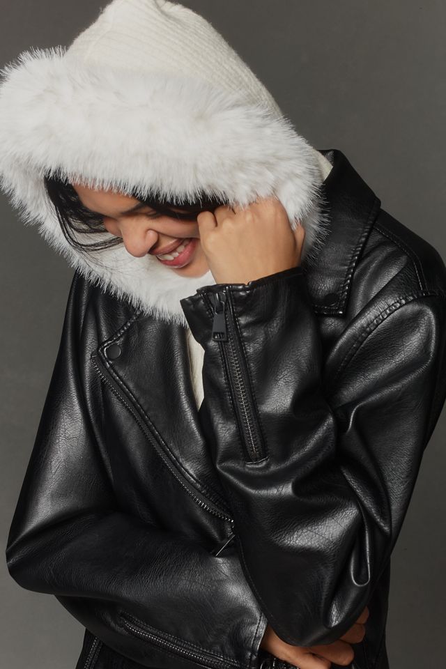 Daily Practice by Anthropologie Knit Faux-Fur Hood #2