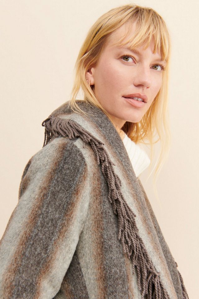 Line + Dot Linda Striped Coat #2