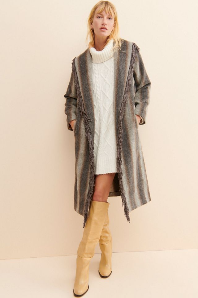 Line + Dot Linda Striped Coat #3
