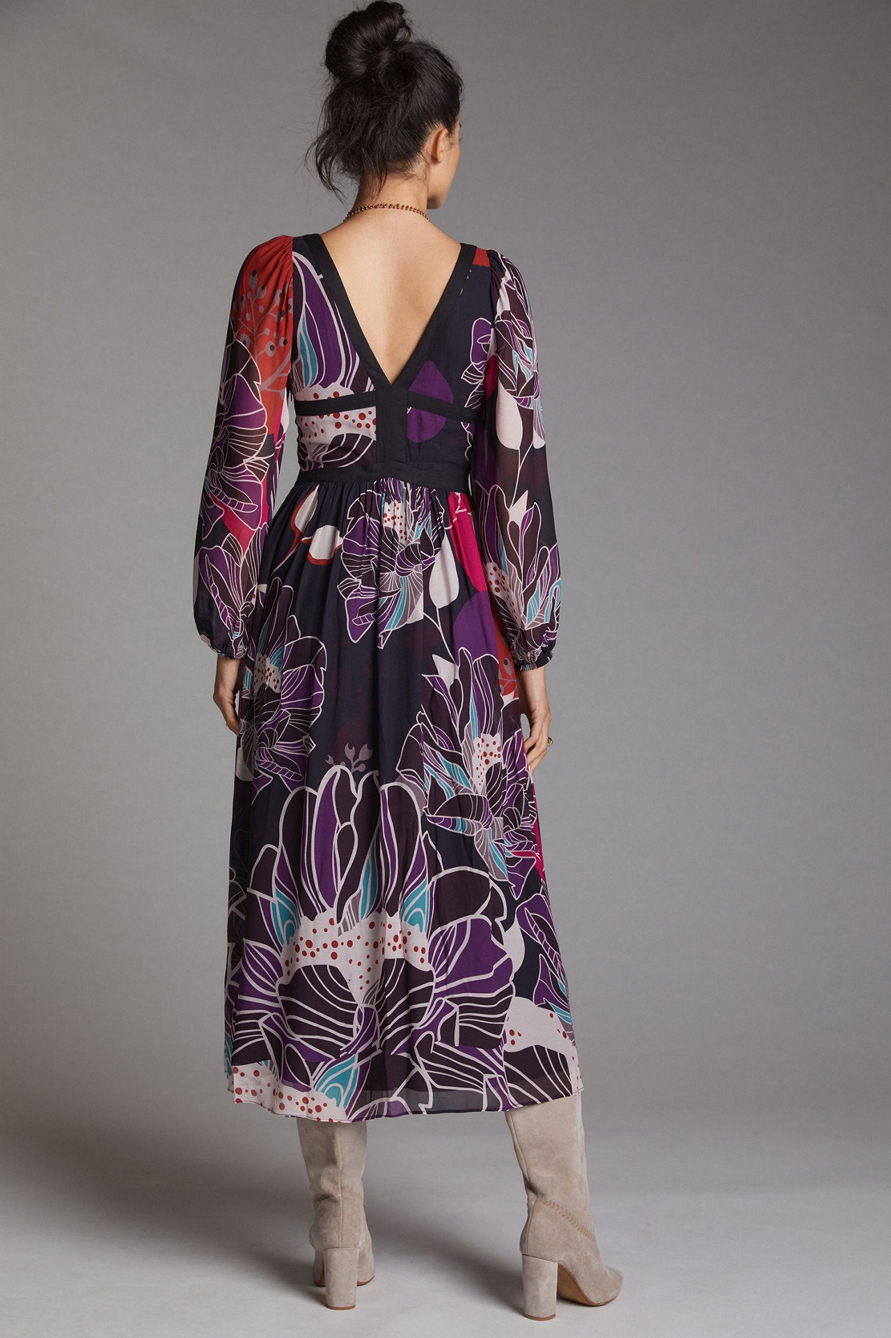 Let Me Be Floral Midi Dress